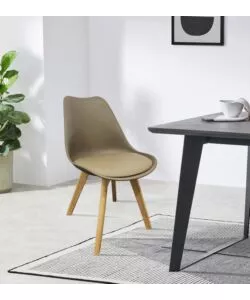 SEDIA DA PRANZO BELLAHOME "CASTILLA" TORTORA 48X55X81 CM