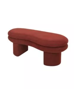 PANCA BELLAHOME "ONDA" MATTONE 106X43X43 CM