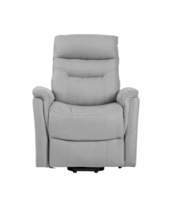 POLTRONA CON RECLINER E ALZATA ELETTRICO BELLAHOME "PRATO" GRIGIO 82X90X108 CM