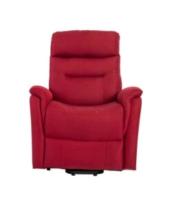 POLTRONA CON RECLINER E ALZATA ELETTRICO BELLAHOME "PRATO" BORDEAUX 82X90X108 CM
