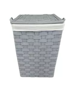 PORTABIANCHERIA EASY SYSTEM "GRANDE" IN TNT GRIGIO 42,5X42,5X62 CM