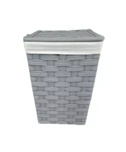PORTABIANCHERIA EASY SYSTEM "MEDIO" IN TNT GRIGIO 38,5X38,5X57,5 CM
