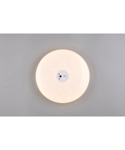 PLAFONIERA LED "VEDERA" BIANCA CON VIDEOCAMERA 6000K Ø40 CM