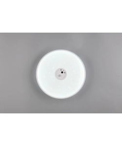 PLAFONIERA LED "ASPETTA" BIANCA CON VIDEOCAMERA 6000K Ø40 CM