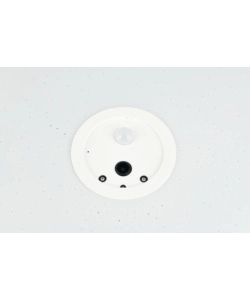 PLAFONIERA LED "ASPETTA" BIANCA CON VIDEOCAMERA 6000K Ø40 CM