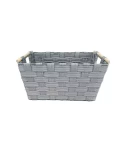 CESTINO IN TNT EASY SYSTEM "GRANDE" GRIGIO 47X31,5X25,5 CM