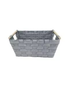 CESTINO IN TNT EASY SYSTEM "MEDIO" GRIGIO 42X27,5X20,5 CM