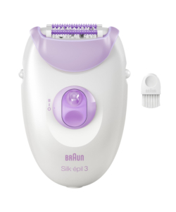EPILATORE BRAUN "SILK-EPIL 3" BIANCO 2 VELOCITÀ