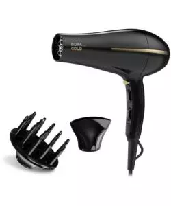 PHON PER CAPELLI GAMA NERO 2 VELOCITÀ 3 TEMPERATURE