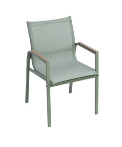 SET DA GIARDINO SOLARIA "TARQUINIA" VERDE IN FERRO E VETROCERAMICA 4 SEDUTE E TAVOLO