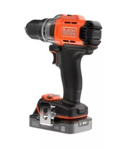 KIT TRAPANO AVVITATORE A BATTERIA BLACK+DECKER "BCD382D1XK-QW" BATTERIA INCLUSA 18V
