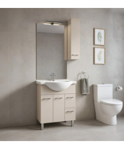 MOBILE BAGNO "GAIA" OLMO BIANCO 81X34X87 CM