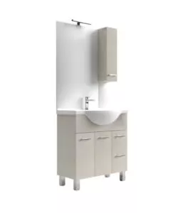 MOBILE BAGNO "GAIA" OLMO BIANCO 81X34X87 CM
