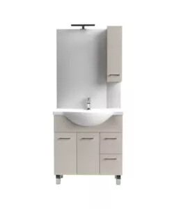 MOBILE BAGNO "GAIA" OLMO BIANCO 81X34X87 CM