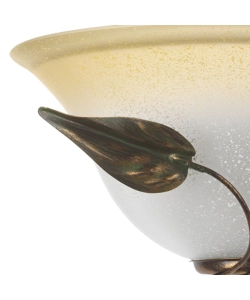 APPLIQUE 1 LUCE ONLI "MIRA" BRONZO E27