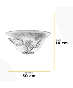 APPLIQUE 1 LUCE ONLI "MIRA" BRONZO E27
