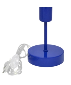LAMPADA DA TAVOLO 1 LUCE ONLI "STECCHE" BLU E27