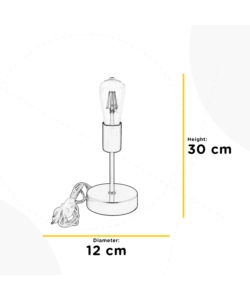 LAMPADA DA TAVOLO 1 LUCE ONLI "STECCHE" BLU E27