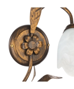 APPLIQUE 1 LUCE ONLI "SONIA" BRONZO E14