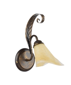 APPLIQUE 1 LUCE ONLI "ALGA" BRONZO E14
