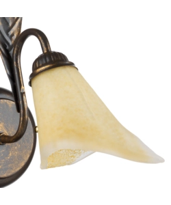 APPLIQUE 1 LUCE ONLI "ALGA" BRONZO E14