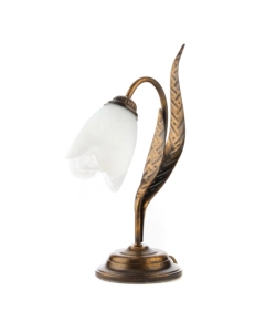 LAMPADA DA TAVOLO 1 LUCE ONLI "SONIA" BRONZO E14