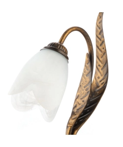 LAMPADA DA TAVOLO 1 LUCE ONLI "SONIA" BRONZO E14