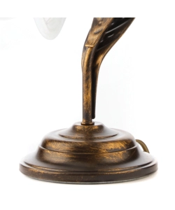 LAMPADA DA TAVOLO 1 LUCE ONLI "SONIA" BRONZO E14