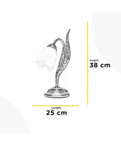LAMPADA DA TAVOLO 1 LUCE ONLI "SONIA" BRONZO E14