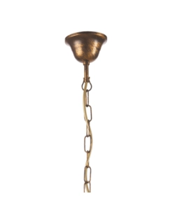 LAMPADARIO 1 LUCE ONLI "SONIA" BRONZO E27 30 CM