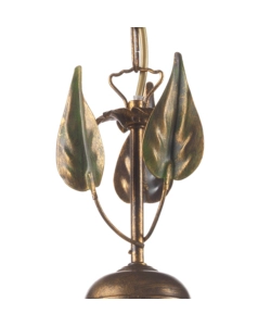 LAMPADARIO 1 LUCE ONLI "SONIA" BRONZO E27 30 CM