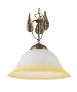 LAMPADARIO 1 LUCE ONLI "SONIA" BRONZO E27 30 CM