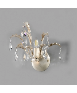 APPLIQUE 1 LUCE ONLI "CESTA" AVORIO E14