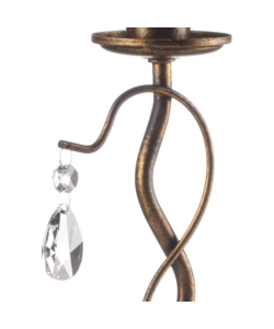 LAMPADA DA TAVOLO 1 LUCE ONLI "DELIA" BRONZO E14