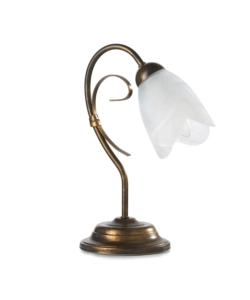 LAMPADA DA TAVOLO 1 LUCE ONLI "ODINO" BRONZO E14