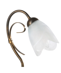 LAMPADA DA TAVOLO 1 LUCE ONLI "ODINO" BRONZO E14