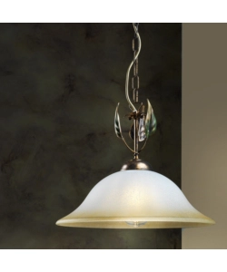 LAMPADARIO 1 LUCE ONLI "MIRA" BRONZO E27 40 CM