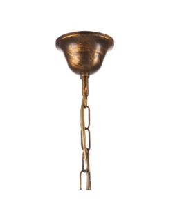 LAMPADARIO 1 LUCE ONLI "MIRA" BRONZO E27 40 CM
