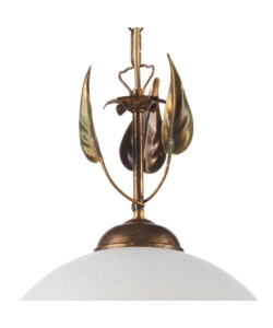 LAMPADARIO 1 LUCE ONLI "MIRA" BRONZO E27 40 CM