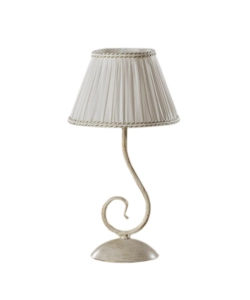 LAMPADA DA TAVOLO 1 LUCE ONLI "VIVIENNE" BIANCO E14