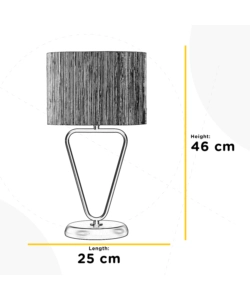 LAMPADA DA TAVOLO 1 LUCE ONLI "GRANDE" LEGNO E27