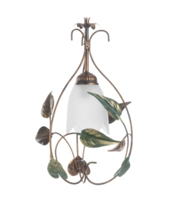 LAMPADARIO 1 LUCE ONLI "ARPA" BRONZO E27