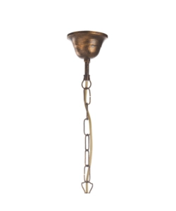 LAMPADARIO 1 LUCE ONLI "ARPA" BRONZO E27