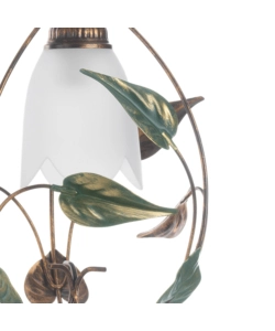 LAMPADARIO 1 LUCE ONLI "ARPA" BRONZO E27