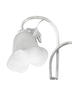 APPLIQUE 2 LUCI ONLI "MARILENA" ARGENTO E14