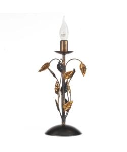 LAMPADA DA TAVOLO 1 LUCE ONLI "COLLANA" BRONZO E14