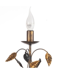 LAMPADA DA TAVOLO 1 LUCE ONLI "COLLANA" BRONZO E14