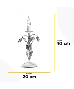 LAMPADA DA TAVOLO 1 LUCE ONLI "COLLANA" BRONZO E14