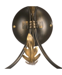 APPLIQUE 2 LUCI ONLI "GRETEL" BRONZO E14