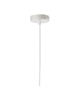 LAMPADARIO 1 LUCE ONLI "FRINGILLA" MARRONE E27